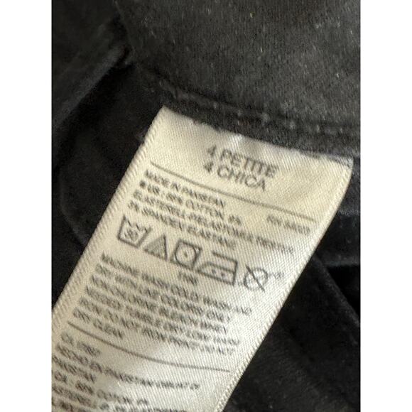 Old Navy Rockstar Mid Rise Black Jack Cotton Blend Jeans Women's Size 4 Petite - Picture 6 of 8